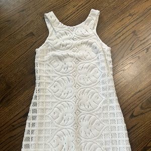 Lilly Pulitzer white shift dress xs